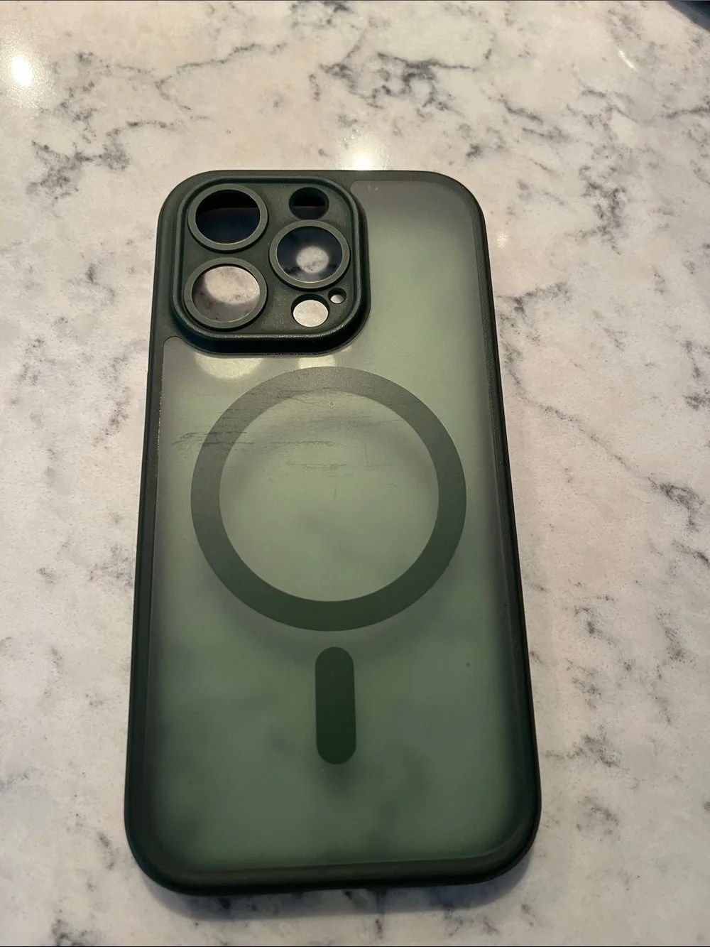 Matte Forest Green MagSafe-Compatible iPhone Case Apple 15 Pro